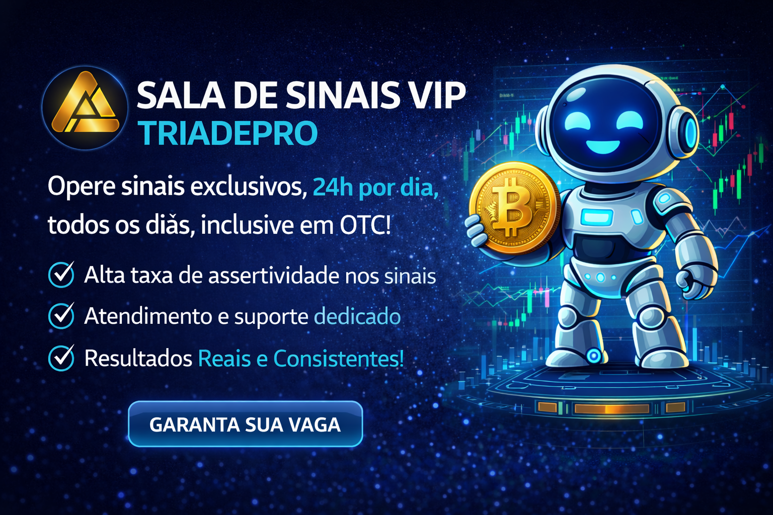 Sala de Sinais VIP TriadePRO no Telegram